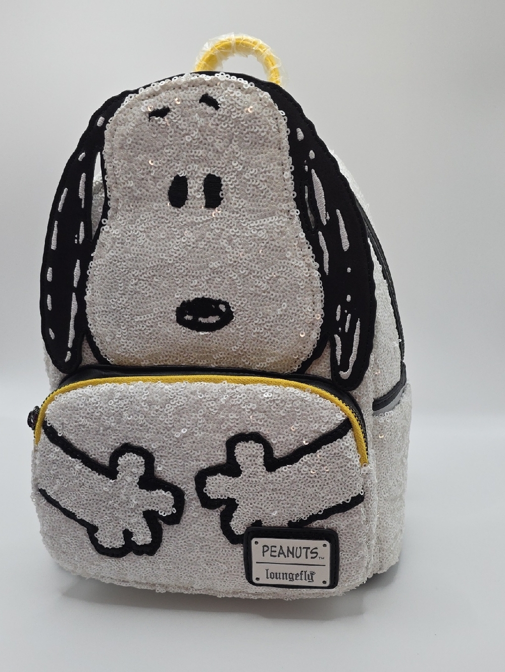 Loungefly 75th Anniversary Peanuts Snoopy Sequin Backpack